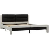 Furnova Posteljni okvir LED belo in črno umetno usnje 180x200 cm, (22055882) | Shoptok.si