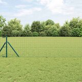 Euro ograda 0,4 x 10 m Željezo prekriveno PVC-om Zelena | shoptok.hr