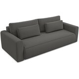 Makamii Temno siva žametna raztegljiva/s prostorom za shranjevanje sedežna garnitura 238 cm Kapua – | Shoptok.si