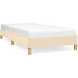 The Living Store Posteljni okvir krem 90x190 cm blago - Posteljni Okvir, (21525316) | Shoptok.si