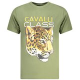 Cavalli Class mu&amp;scaron;ka majica kratkih rukava s printom zelena Slike