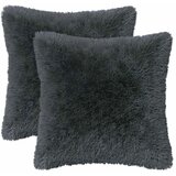  Jastuk s jastukom HEERLEN 6 kom. Antracit PV flis - Antracit 50 x 50 cm 6 | shoptok.hr