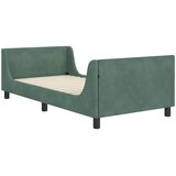 Krevet za djecu s uzglavljem Morska zelena 80 x 200 cm Baršun | Eponuda.com