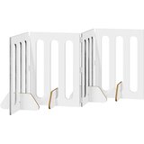  Preklopna ogradica za kućne ljubimce 4 pcs Sivi Sonoma | shoptok.hr