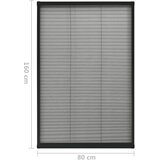  Zaslon protiv insekata za prozore antracit 80 x 160 cm aluminij | Eponuda.ba