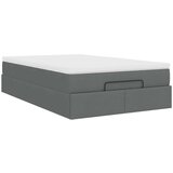 vidaXL okvir za krevet s madraca tamnosivi 120x190 cm od tkanine | shoptok.hr