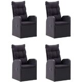  5-dijelni vrtni blagovaonski set crni | shoptok.hr