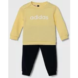 Adidas Otroška trenirka I LIN FLOG rumena barva, IZ4970