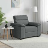 SOFA fotelja tamno siva 100x81x84 cm tkanina Cijene