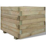 vidaXL Visoka greda 50x50x40 cm lesena kvadratna | Shoptok.si