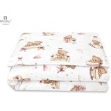 MimiNu Posteljina za dječji krevetić 2-dijelni set Medvjedić Roza | shoptok.hr
