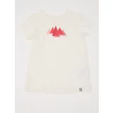 HANNAH White girl's T-shirt with pontel print