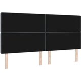 vidaXL Naslon za glavu s kristalnim gumbima tamnosivi 200 cm baršun | shoptok.hr