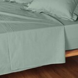 Douceur d intérieur Svijetlo zelena pamučna plahta 180x290 cm Lina – | shoptok.hr