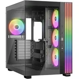 light base 600 lx (bgw67) rgb midi-atx okno črno ohišje