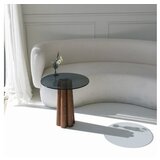 Hanah home sto za dnevnu sobu thales walnut dark grey Cene
