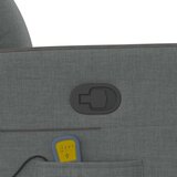  Krevetna stolica za masažu Tamno siva 69 x 86 x 100 cm tkanina | shoptok.hr