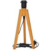  Stona lampa ALBA 1xE27/15W/230V crna/zlatna/hrast | Eponuda.com