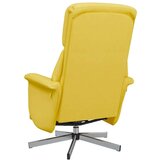  Naslonjač od tkanine s osloncem za noge svjetložuti | shoptok.hr