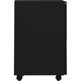  Mobilni ormarić za spise crni 39 x 45 x 67 cm čelični | Eponuda.ba