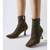 Gemre Green low-heeled ankle boots Lucerne | Shoptok.si