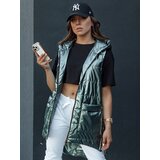 DStreet Kamizelka damska pikowana JESS zielona | Shoptok.si