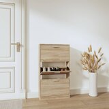 vidaXL Ormarić za cipele boja hrasta 59x17x108 cm konstruirano drvo Cijene