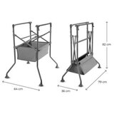 Kinderkraft stalak s kadicom i podlogom za previjanje bubbly grey cijene