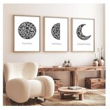 WALLXPERT Uramljena slika Huhu225, 50x70 cm, 3 dijela | Eponuda.ba
