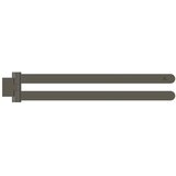Ideal Standard Antracitno sivi metalni zidni držač za ručnike Conca – | shoptok.hr