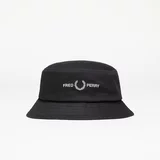 Fred Perry Graphic Brand Twill Bucket Hat Black/ Warm Grey