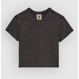 Element Lowcase Crop T-shirt off black Cene
