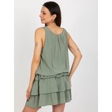 Och Bella Dress-TW-SK-BI-8139.44-khaki | Shoptok.si
