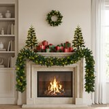  Set mini božićnih drvaca 60 cm 125 LED lampica Topla bijela | shoptok.hr