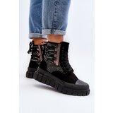Boto High Top Women's Sneakers on Chunky Platform Black Wonise | ePonuda.com
