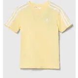 Adidas Otroška kratka majica LK 3S CO TEE rumena barva, IX7340