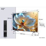 Tcl 55T8C TV 139.7 cm (55) 4K Ultra HD Smart TV Wi-Fi Metallic 350 cd /m² | shoptok.hr