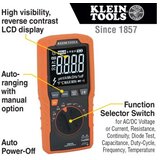 Klein TOOLS Tanki Digitalni Multimetar TRMS Auto-Ranging, 600V, Temp | Eponuda.com