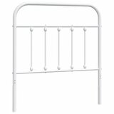The Living Store kovinsko vzglavje belo 80 cm - vzglavje, (21418744) | Shoptok.si