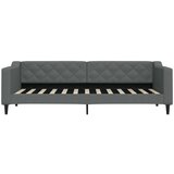 vidaXL Dnevna postelja z vzmetnico temno siva 80x200 cm blag | Shoptok.si