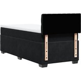  Box spring krevet s madracem crni 90x190 cm baršunasti | shoptok.hr