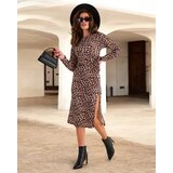 Resti Women's midi dress in leopard print | Shoptok.si