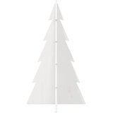  Drveno ukrasno božićno drvce bijelo 80 cm od masivne borovine | shoptok.hr