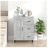  Komoda siva boja betona 69 5 x 34 x 90 cm od konstruiranog drva | shoptok.hr