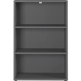 Antracitno siva biblioteka 80x120 cm Agenda –