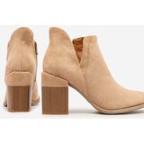 Resti Light brown women's Ricteas stiletto boots | Shoptok.si