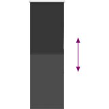 vidaXL Rolo zavjesa Blackout Black 45x150 cm Širina tkanine 40,7 cm | shoptok.hr