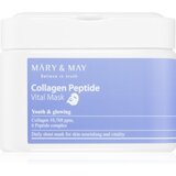 MARY & MAY Collagen Peptide Vital Mask set sheet maski s učinkom protiv bora 30 kom | shoptok.hr