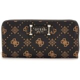 Guess Denarnice Silia Slg Large Zip Around Kostanjeva Cene