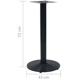 vidaXL Noga za bistro mizo črna Ø43x72 cm lito železo | Shoptok.si